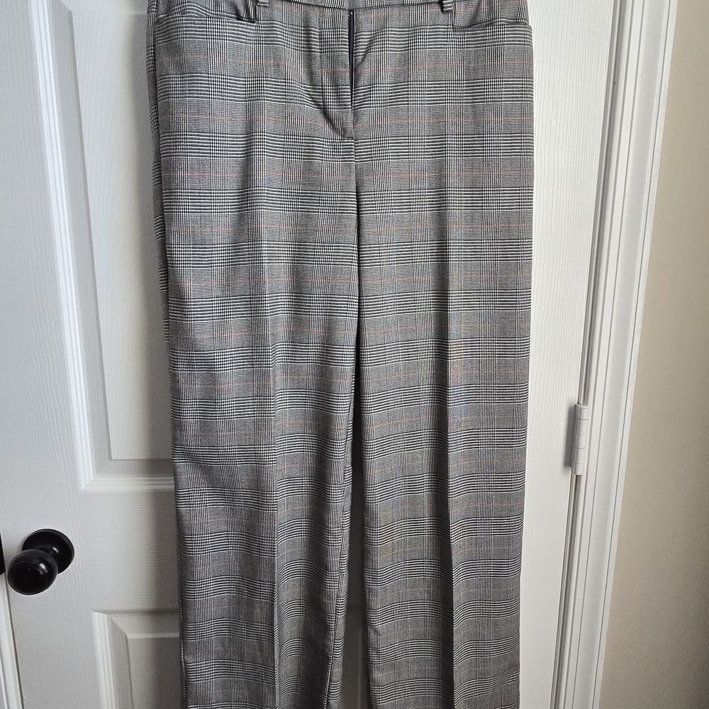LOFT Black And White Check / Plaid Women's Pants